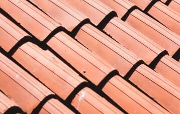 Terracotta roof tiles